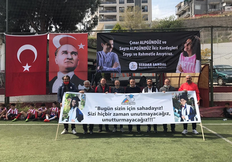 Başkan Sandal, depremde hayatını kaybeden ikiz kardeşleri unutmadı